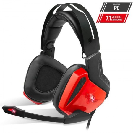 AUSCULTADORES C/ MICRO SPIRIT OF GAMER XPERT-H100 RED LED